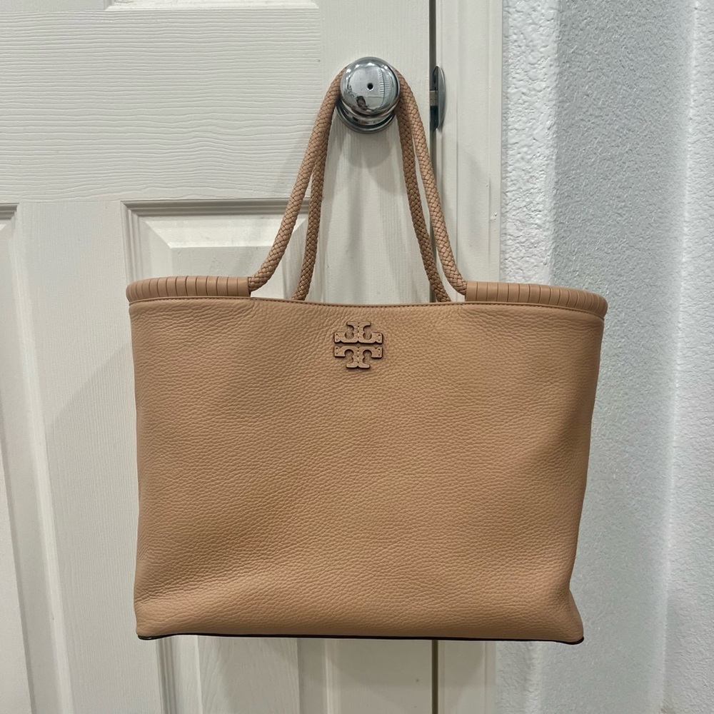Tory Burch Beige Taylor Tote Handbag